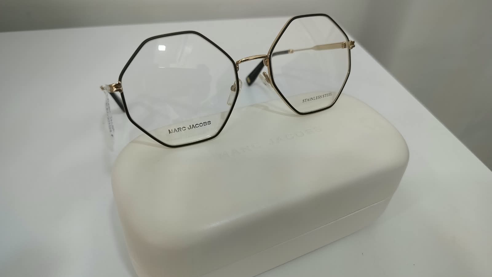 Marc Jacobs hexagonal frame at Eye Sight