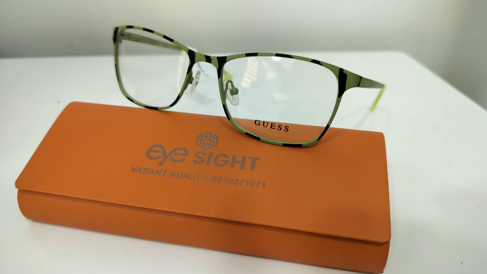 Guess camouflage frame at Eye Sight