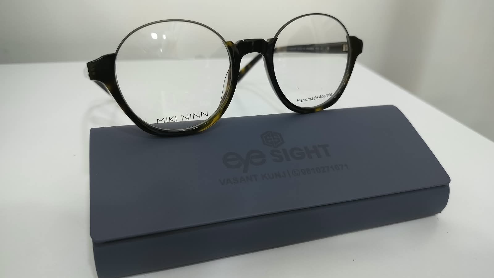 Miki Ninn tortoise round frame at Eye Sight
