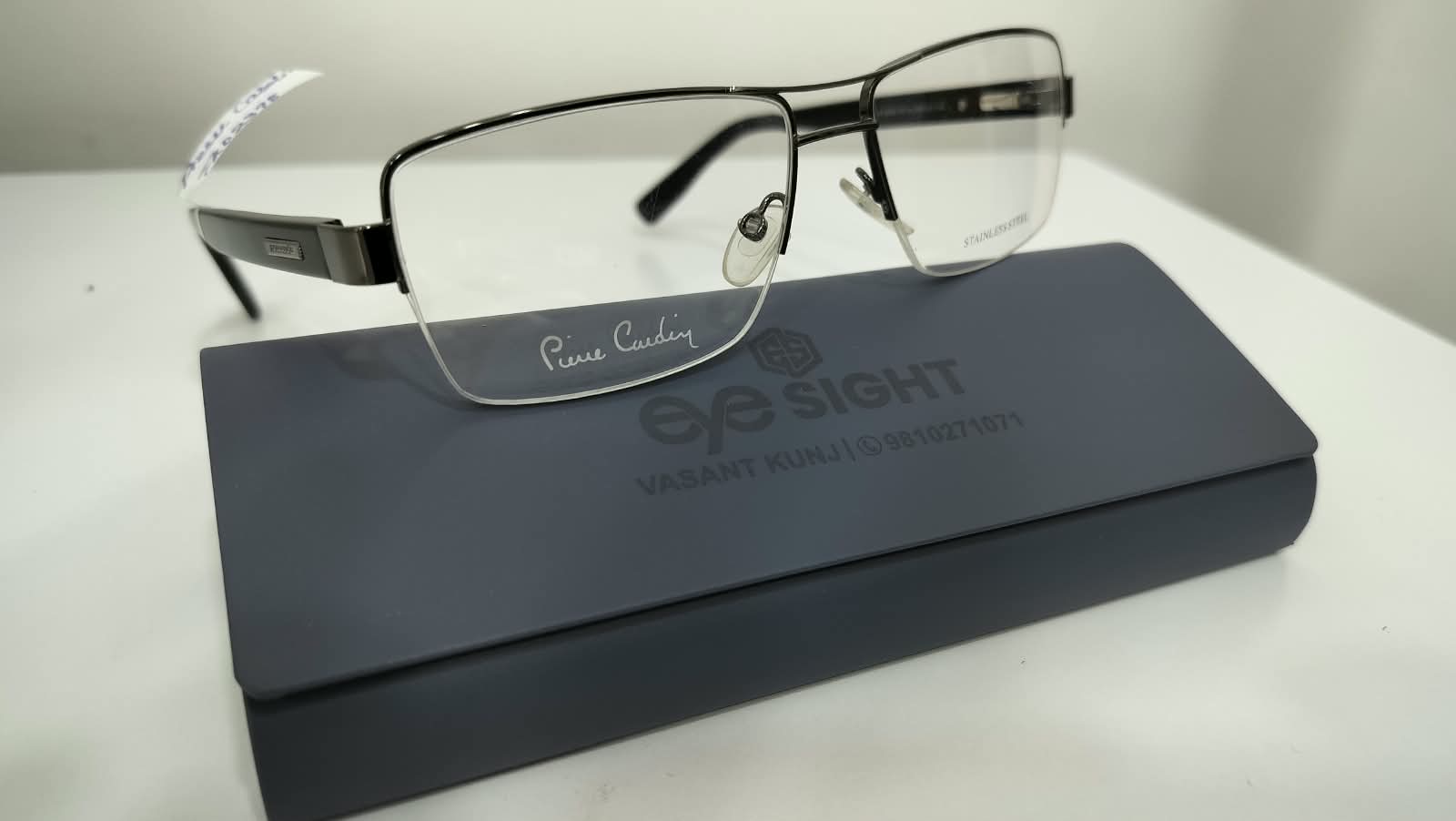 Pierre Cardin half-rim frame at Eye Sight