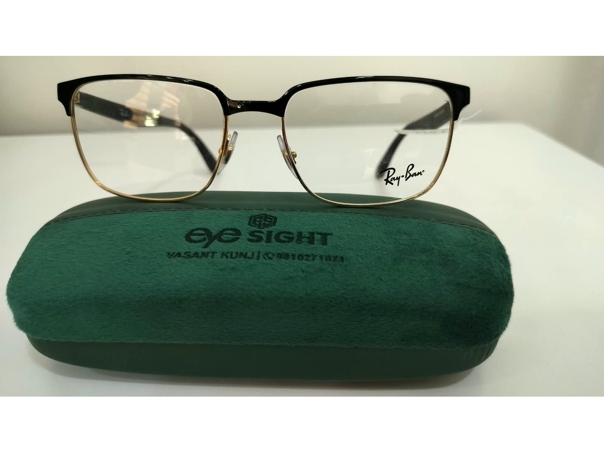 Ray-Ban browline optical frame with Eye Sight case